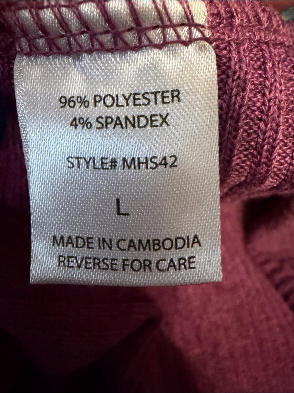 Andrée by Unit Large Purple Waffle Knit Henley Pullover Top Balloon Sleeve - Picture 6 of 7